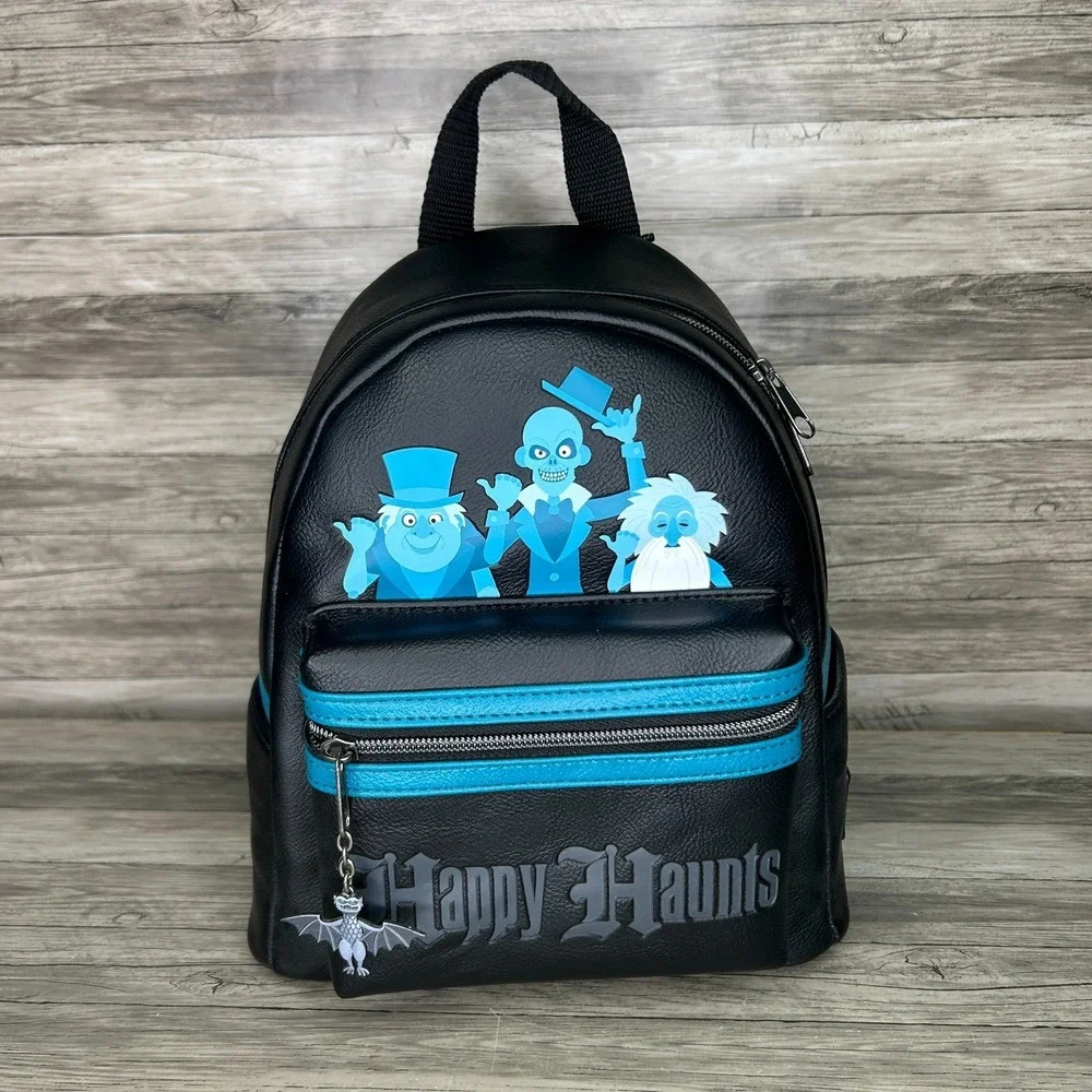 Disney Loungefly Haunted Mansion Hitchhiking Ghosts Happy Haunts Backpack Bag